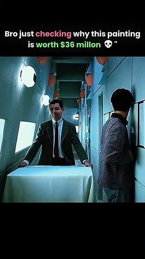 Mr. Bean Carefully Shifting the Painting 🤣 | Mr. Saxobeat Edit #shorts