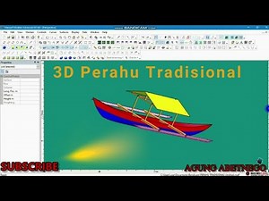 Tutorial Maxsurf Perahu Tradisional Part 2