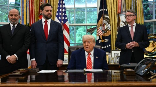 President Trump announces trade deal with UK