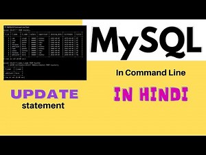 05 UPDATE queries | MySQL command line 2021