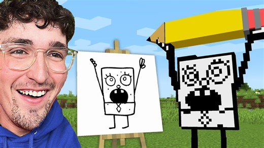 Minecraft but you can draw mobs