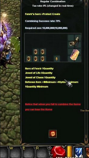 How To Make Blue Fenrir | Mu Online