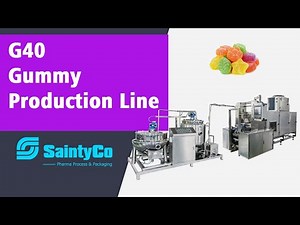 [Gummy Machine] G40 Automatic CBD Gummy Production Line - Sainyco