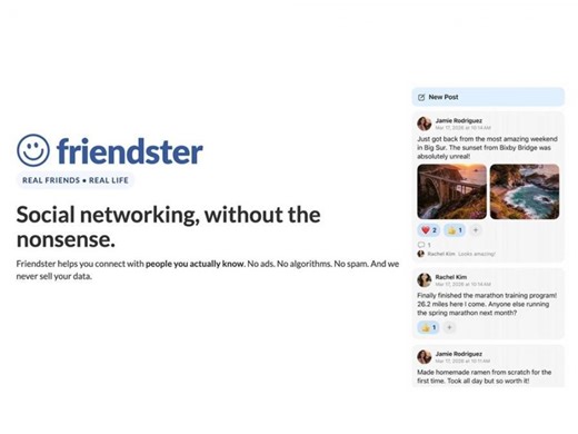 Friendster is back online!