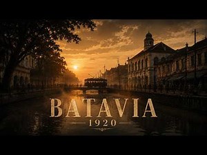 Walking Through Batavia at Dawn — Dutch East Indies, 1920 | Cinematic History Walk