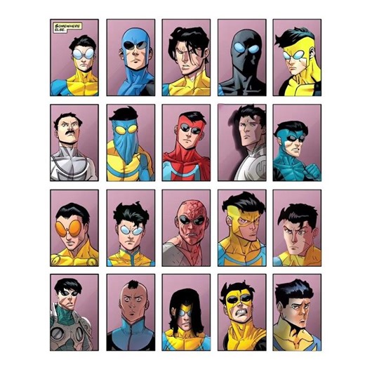 Invincible Somewhere Else Panel But Animated Plus 4 Other Variants V4 (FINAL ADDITION)