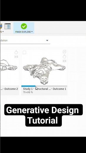 How to do Generative Design (Topologically Optimized Parts) #cad #fusion360