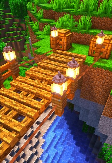 Construye un Puente de Cuerda en Minecraft
