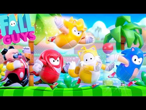 SONIC no FALL GUYS !!! - O NOVO Collab INSANO
