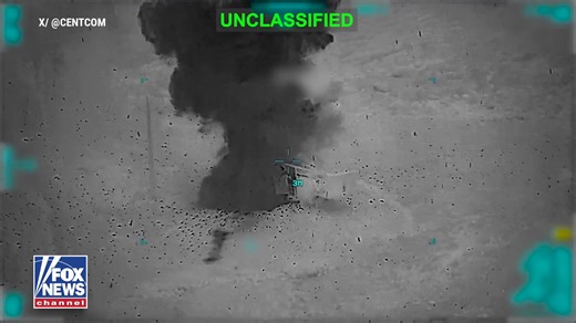 'TAKING THEM OUT': Unclassified video shows American forces striking Iranian mobile missile launchers believed to be used by the regime in regional attacks. The Pentagon calls the operations in Iran targeted and ongoing as tensions escalate in the Middle East. | Fox News
