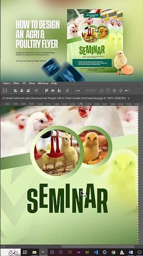 Flyer Design using Photoshop | Quick Step by Step Tutorial.