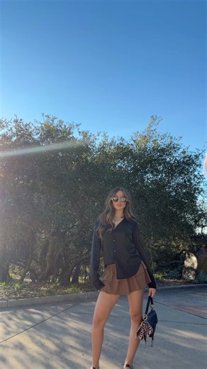 Bring back the satin long sleeve button up! #trending #outfit #fashion #fashiontrends #outfitideas