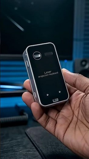 This Tiny Device Projects a Keyboard Out of Thin Air 🤯 #tech #shor