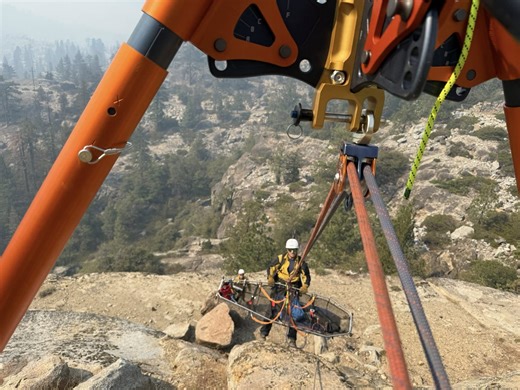 Truckee Meadows Fire and Rescue team reports from scene that Calif. blaze 69% contained