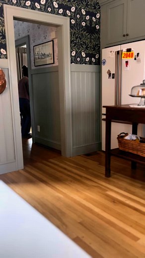 12K views · 10K reactions | The perfect addition to cozy up the kitchen✨ . . My new vintage rug from @revival is the most perfect piece to add some coziness to my kitchen during the winter months! . . Check out my Revival Storefront #linkinbio . #cozyhome #revivalrugs #revival #vintagerug #vintagerug #oneofakind #customkitchen #moderncottage #colonialrevival | Jamie Senger | Facebook