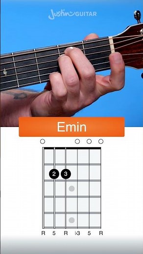How to play the Em Chord on Guitar (the easiest way!) #Shorts