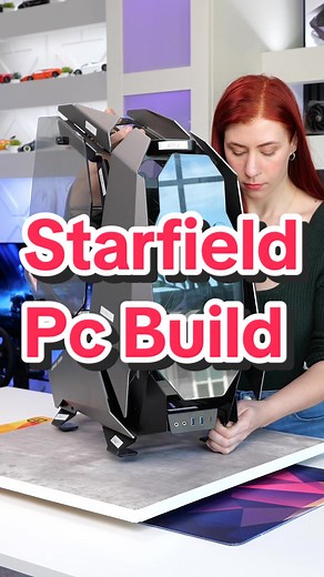 Part 1 building and epic starfield pc with @starfieldgame @amd bundle! For this build we are using the Mod5 case from jonsbo, it originally comes in a dark grey color. For this build we took it apart and painted it red, white, and light silver. We made sure not to paint anything blue as we felt it would start to look more like a Gundam themed PC build. #techtok #pcsetups #gamingsetups #gamingroom #pcgamingsetup #pcbuilds #pcbuild #pcgaming #pcbuild #tech