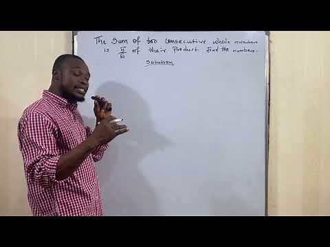Word Problem: Consecutive Integers and Their #Sum/ #Product. #wordproblems