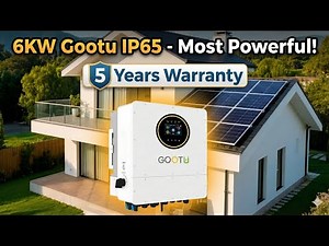 NEW LAUNCH 🔥 : Gootu 6KW IP65 Solar Inverter Revie |The Most Powerful Solar Solution 5-Year Warranty