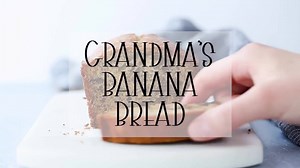 My grandma’s recipe for banana nut bread – a classic banana bread recipe packed full of chopped walnuts that bakes up super moist and dense. A family favorite! 😋 RECIPE HERE: https://www.browneyedbaker.com/banana-nut-bread/ | Brown Eyed Baker