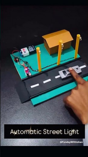 Automatic Street Light Using IR Sensor 🔦 | Easy Science Exhibition Model | Easy School Project Ideas