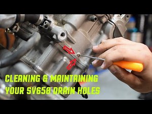 Cleaning & Maintaining Your SV650 Drain Holes (How To Avoid The Dreaded SV325)