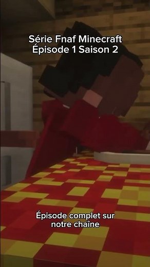 Episode 1 Saison 2 - 1er extrait Fnaf Minecraft Discord en description #fnaf #minecraft