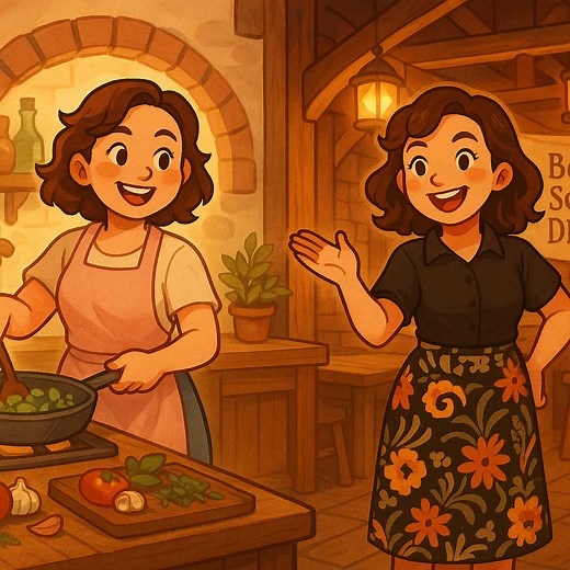 Cozy Gaming: Traveller's Rest vs. Chef RPG Review