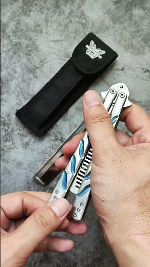 Stainless Steel Butterfly Trainer Knife 3Cr DIY Grade Balisong Flipper Tool for Camping OEM