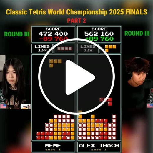 Classic Tetris World Championship 2025 Final