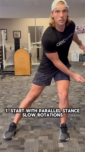 Dr. Sean Sheridan | Return to Sport DPT on Instagram: "You do not need to wait four months after ACL reconstruction to begin rotational training. Once an athlete has sagittal plane competency, including full knee extension, controlled gait, and no buckling, rotational concepts can be introduced safely and intentionally. The foundation is pelvic rotation over a stable femur. Parallel stance rotation allows the athlete to learn how to rotate the pelvis while the femur and tibia remain steady. The