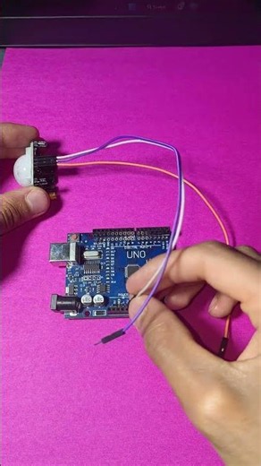 PIR Motion Sensor with Arduino Uno | Human Detection Project | Arduino Tutorial #shorts