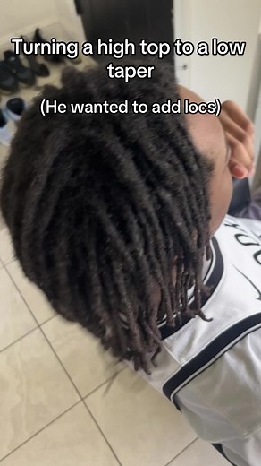 From High Top to Low Taper: Transforming with Locs Hairstyle