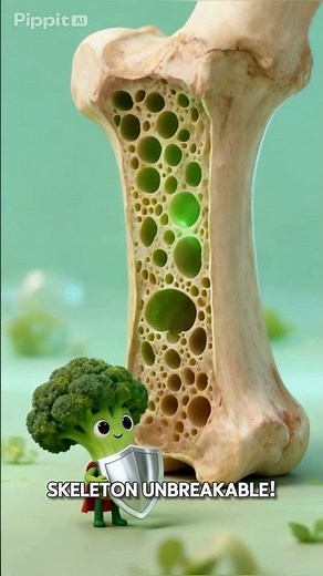 Can your bones be as strong as STEEL? 🥦🛡️#shorts #healthtips