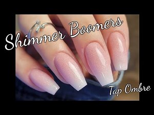 Shimmery Baby Boomer with Dip Powder ~ Tap Ombre Method