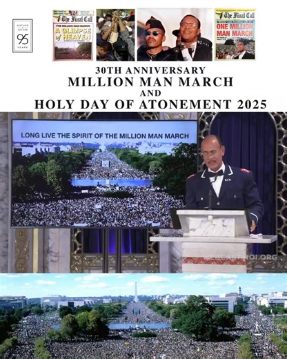 What was happening leading up to the 1995 Million Man March? Watch The Honorable Minister Louis Farrakhan’s Million Man March Address and the full replay of Sunday’s special program commemorating the 30th Anniversary of The Million Man March/Holy Day of Atonement https://media.noi.org/video/30th-anniversary-of-the-million-man-march-1 #MillionManMarch #Atone #HDOA25 #Farrakhan #WashingtonDC #Atonement #GloryToGod #PraiseGod #miracles | The Nation of Islam