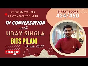 In conversation with Uday Singla | BITSAT 2019 Topper | Choice of Stream | Interview by Bhatia Mam