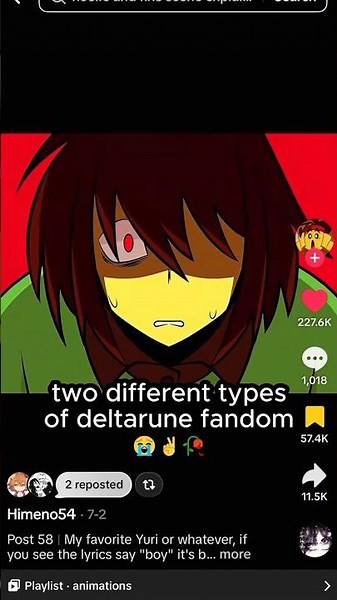 Different Deltarune Fandom Types #deltarune #undertale #gaming