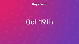 National Days on October 19th, 2025