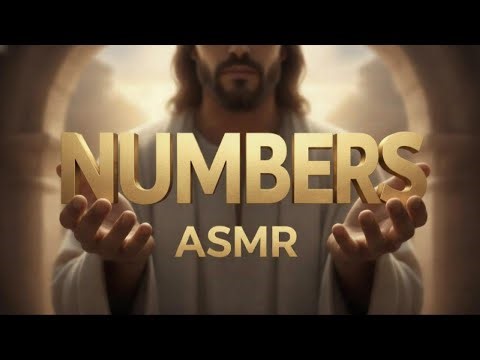 ASMR Whispered Bible Reading | Numbers | With Rain Sounds For Sleep | Rest In God's Word