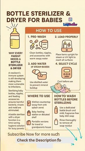 The Ultimate Guide to Baby Bottle Sterilizers & Dryers | Simple, Safe, and Stress-Free Baby Care! ✨👶