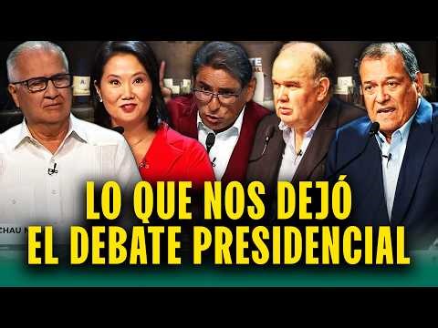 Entramos a la recta final de las elecciones: Terminó el debate presidencial