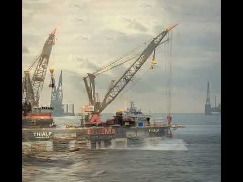 The video features offshore support vessels (OSVs)