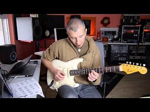 arpeggi a 4 voci con il CAGED su Giant Steps di John Coltrane - lezione Massimo Varini