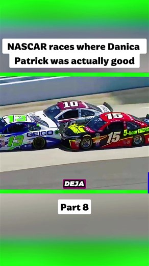 NASCAR races where Danica Patrick was actually good #nascar #NASCARCUPSERIES #motorsports #FordNASCAR #NASCARHistory