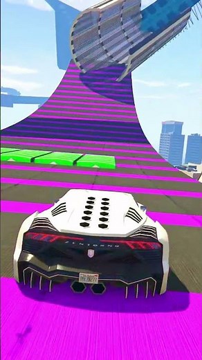 Can This Car Survive the Craziest GTA Ramp Ever?