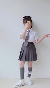 Watch Girls School Uniform Pleated Mini Skirts with Belt Loop on Amazon Live