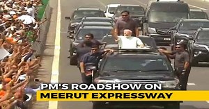 PM Modi Inaugurates Delhi-Meerut Expressway, Holds Road Show |