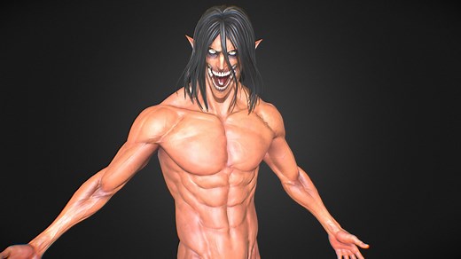 Eren The Attack Titan - Buy Royalty Free 3D model by hamza.lahmoudi.pro