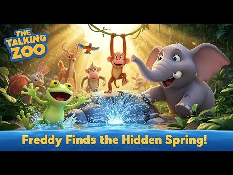 Freddy the Brave Frog 🐸 & The Hidden Spring 💧 | Jungle Adventure | The Talking Zoo